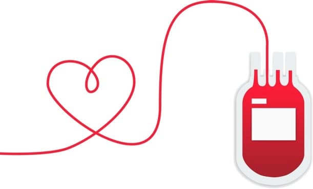 Blood donation hero background